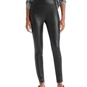 ❗️NWT❗️LOFT FAUX LEATHER LEGGINGS BLACK SIZE LARGE